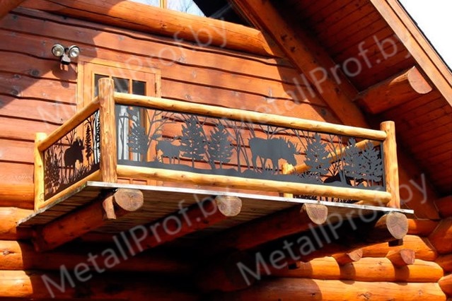 MetallProf.by. Продукция из металла и стекла. Балконы, перила, ограждения.