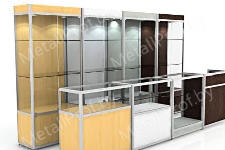 MetallProf.by. Продукция из металла и стекла. Мебель для торговых площадей.